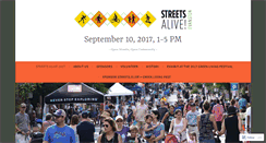 Desktop Screenshot of evanstonstreetsalive.org